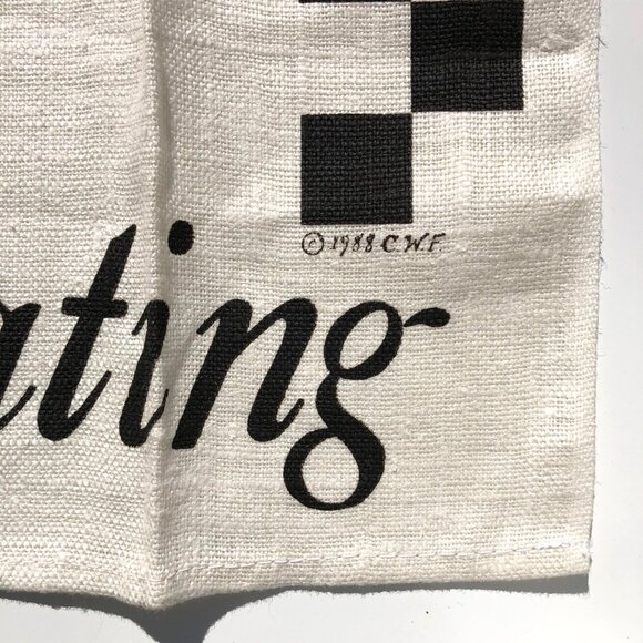 set 2 vintage linen towel Christiana Campbell’s Tavern Good Eating Williamsburg - Picture 9 of 11